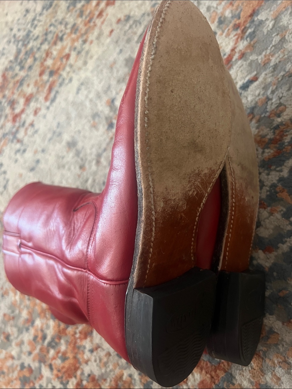 Vintage justin’s Leather Women's Western Boots - Classic Cowgirl Style - Picture 3 of 3